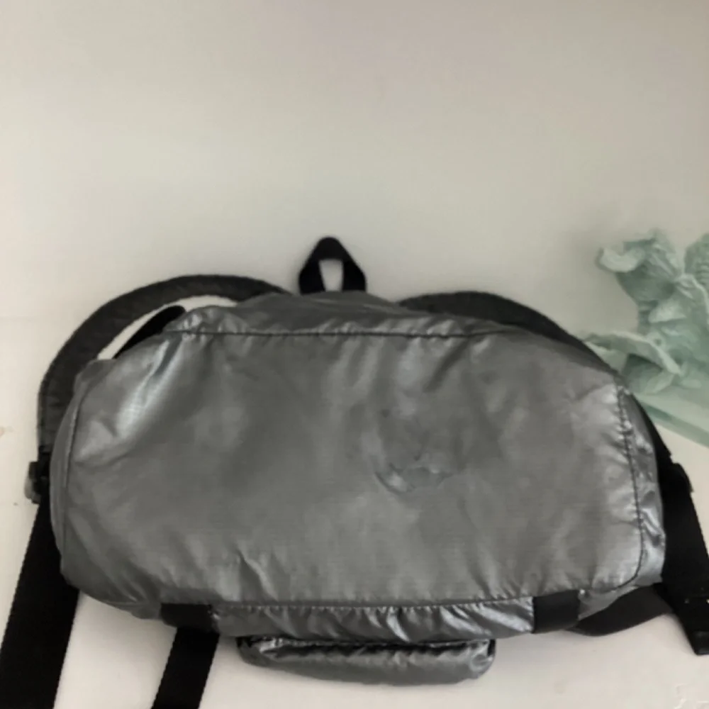 Bebe Sport Gray Nylon Retha Backpack